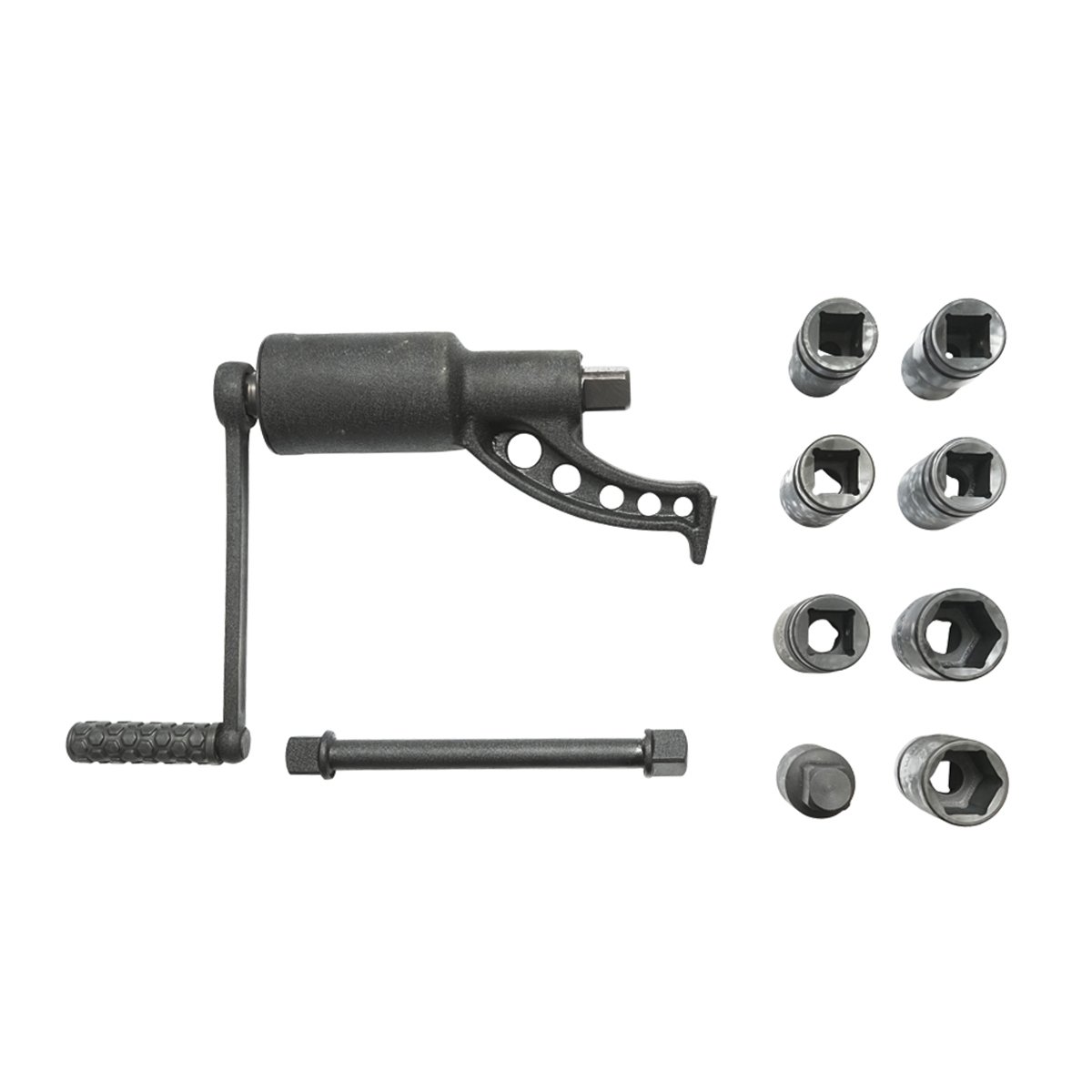 Cheie pentru desfacut roti camion cu reductor 2 trepta cu tubulare 24, 27, 30, 32, 33, 36, 38mm Breckner Germany